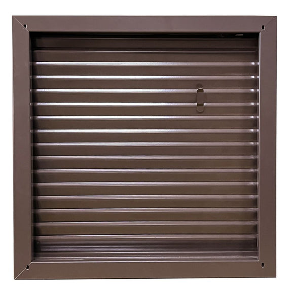 Air Louvers 1900A fire-rated adjustable Z-blade louver for commercial doors