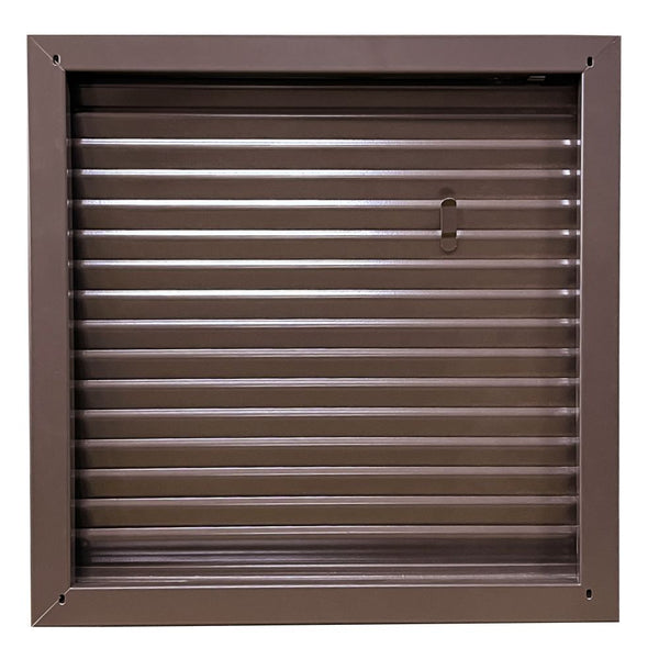 Air Louvers 1900A fire-rated adjustable Z-blade louver for commercial doors