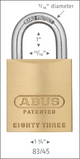 ABUS commercial padlocks for facility security and key control