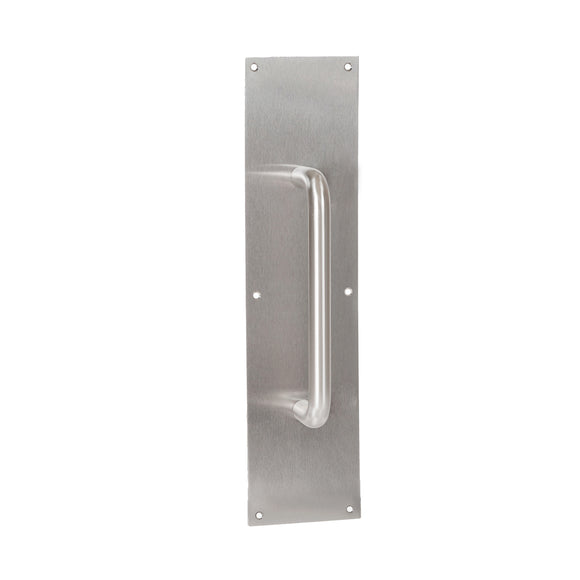 Trimco 1017 Series commercial pull plate with round grip