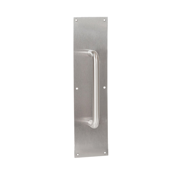 Trimco 1017 Series commercial pull plate with round grip